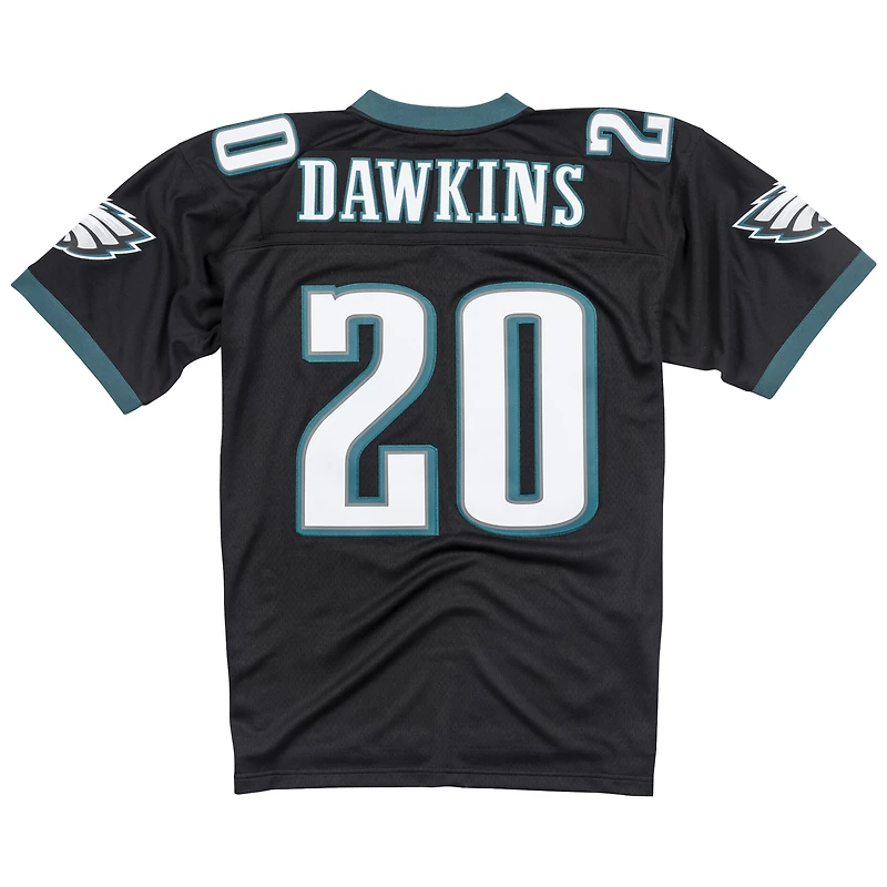 Maillot réplique noir Mitchell & Ness Brian Dawkins pour homme des Philadelphia Eagles Legacy