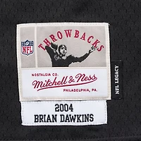 Maillot réplique noir Mitchell & Ness Brian Dawkins pour homme des Philadelphia Eagles Legacy