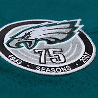 Maillot Mitchell & Ness Brian Dawkins vert des Eagles de Philadelphie, édition 2007, authentique et rétro, porté par un joueur retraité.