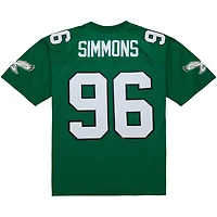 Maillot réplique Mitchell & Ness Clyde Simmons Kelly vert Philadelphia Eagles Legacy pour hommes