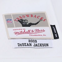 Men's Mitchell & Ness DeSean Jackson White Philadelphia Eagles 2009 Legacy Throwback Replica Jersey