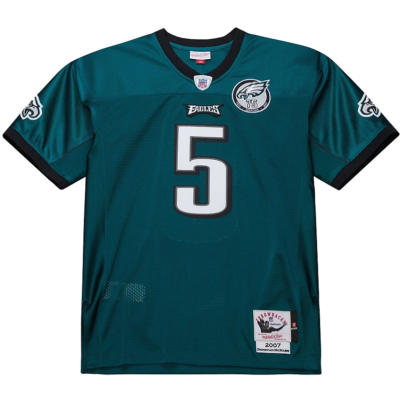 Men's Mitchell & Ness Donovan McNabb Midnight Green Philadelphia Eagles 2007 Authentic Throwback Retired Player Jersey