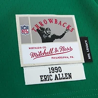 Men's Mitchell & Ness Eric Allen Kelly Green Philadelphia Eagles Legacy Replica Jersey