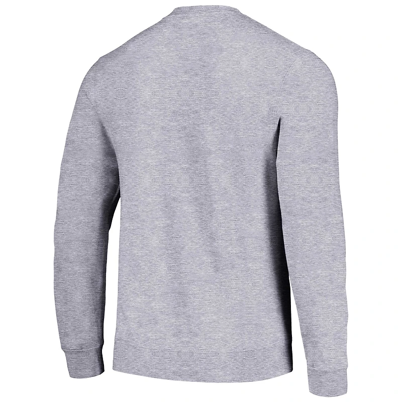 Men's Mitchell & Ness  Gray Philadelphia Eagles Rings 2.0 Pullover Sweatshirt