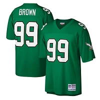Maillot réplique Mitchell & Ness Jerome Brown Kelly vert Philadelphia Eagles Legacy pour hommes