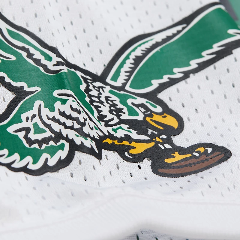 Maillot de joueur retraité authentique Mitchell & Ness Jerome Brown blanc des Philadelphia Eagles 1991
