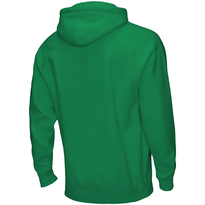 Men's Mitchell & Ness Kelly Green Philadelphia Eagles Go Birds Pullover Hoodie