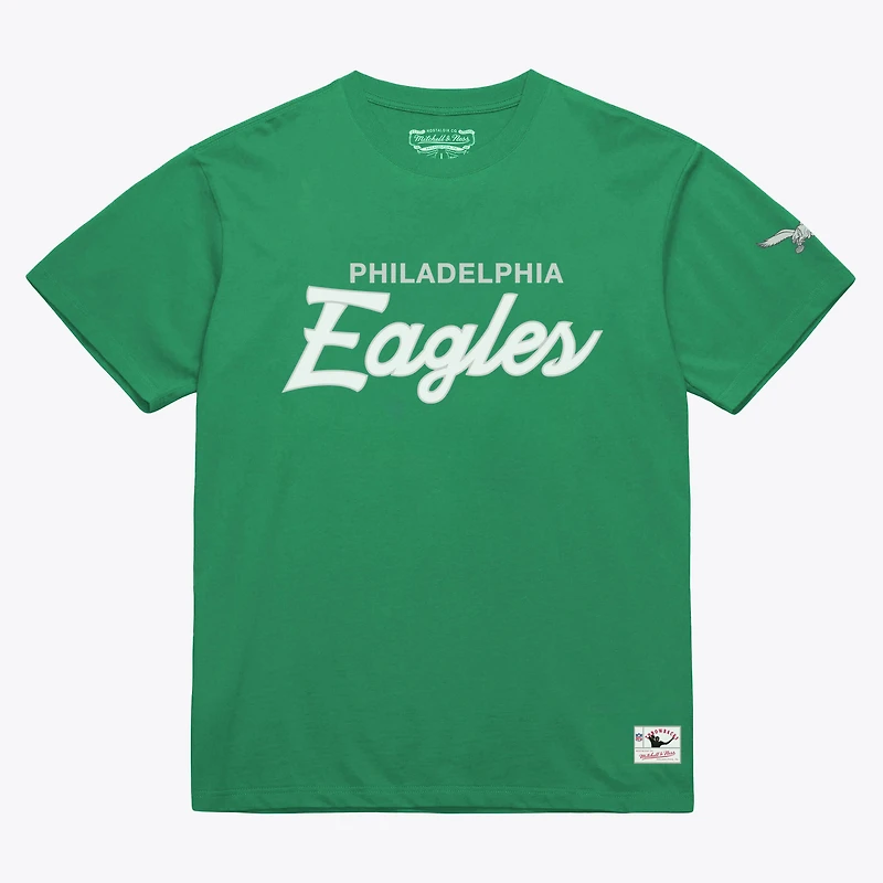 T-shirt classique Mitchell & Ness Kelly Green Philadelphia Eagles pour homme