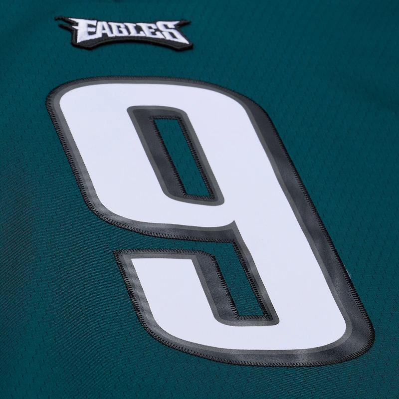 Maillot réplique Mitchell & Ness Nick Foles vert nuit des Philadelphia Eagles Legacy pour homme
