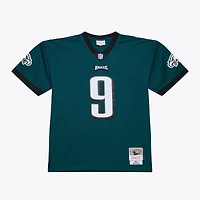Maillot réplique Mitchell & Ness Nick Foles vert nuit des Philadelphia Eagles Legacy pour homme