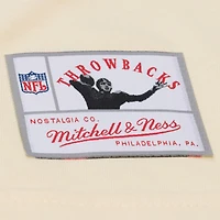 T-shirt Mitchell & Ness Randall Cunningham crème Philadelphia Eagles Sandman avec nom et numéro pour homme