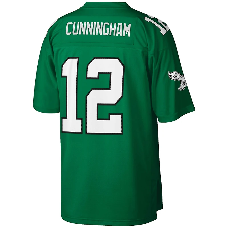 Maillot réplique Mitchell & Ness Randall Cunningham Kelly vert Philadelphia Eagles Legacy pour hommes