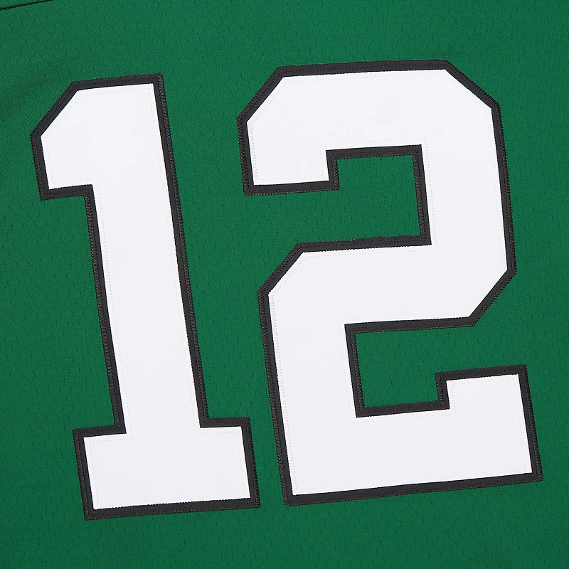 Sweat à capuche pour homme Mitchell & Ness Randall Cunningham Kelly Green Philadelphia Eagles Player Name Number Legacy Jersey