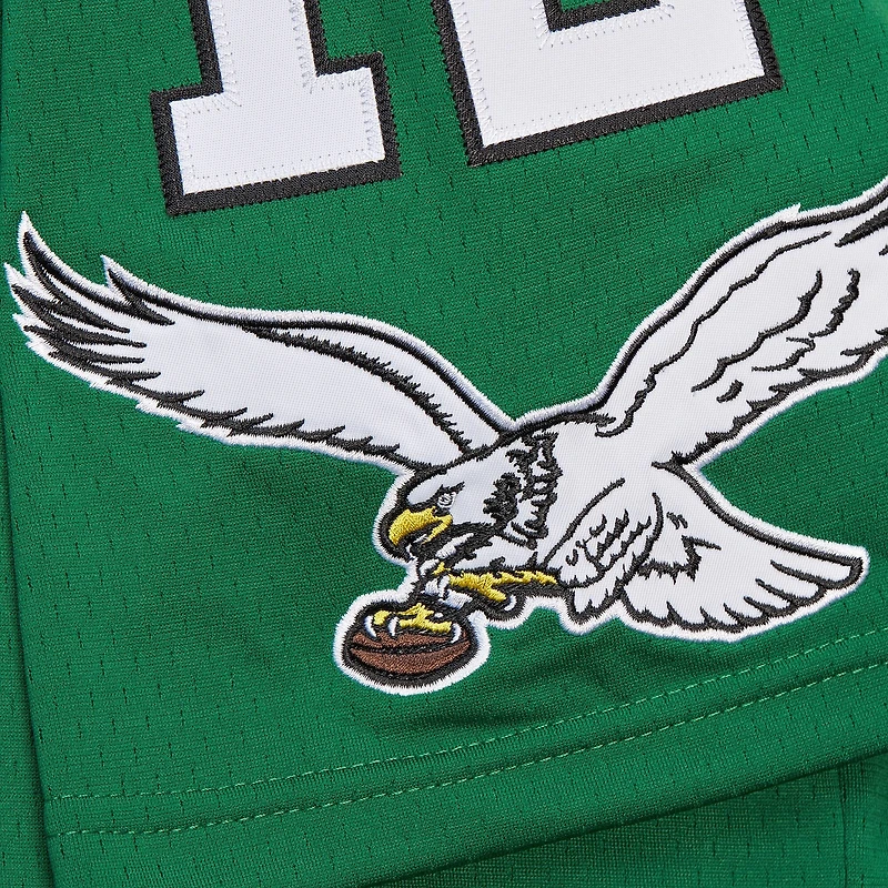 Sweat à capuche pour homme Mitchell & Ness Randall Cunningham Kelly Green Philadelphia Eagles Player Name Number Legacy Jersey