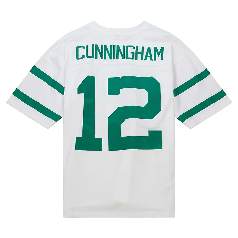 Maillot réplique Mitchell & Ness Randall Cunningham blanc Philadelphia Eagles Legacy pour hommes