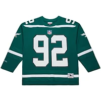 Maillot de hockey Mitchell & Ness Reggie blanc Kelly vert pour homme des Philadelphia Eagles Maxxed Out Fashion