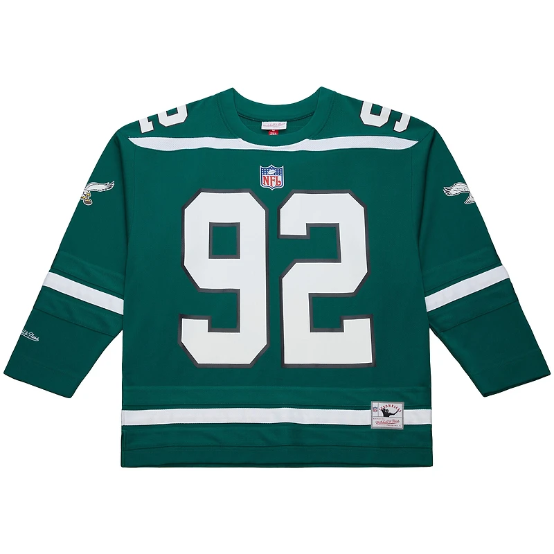 Maillot de hockey Mitchell & Ness Reggie White Kelly Green Philadelphia Eagles Maxxed Out Fashion pour homme