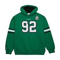 Men's Mitchell & Ness Reggie White Kelly Green Philadelphia Eagles Retired Player Name Number Pullover Hoodie
