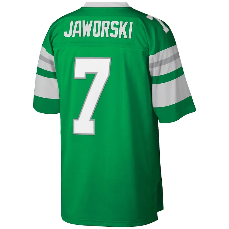 Men's Mitchell & Ness Ron Jaworski Kelly Green Philadelphia Eagles Legacy Replica Jersey