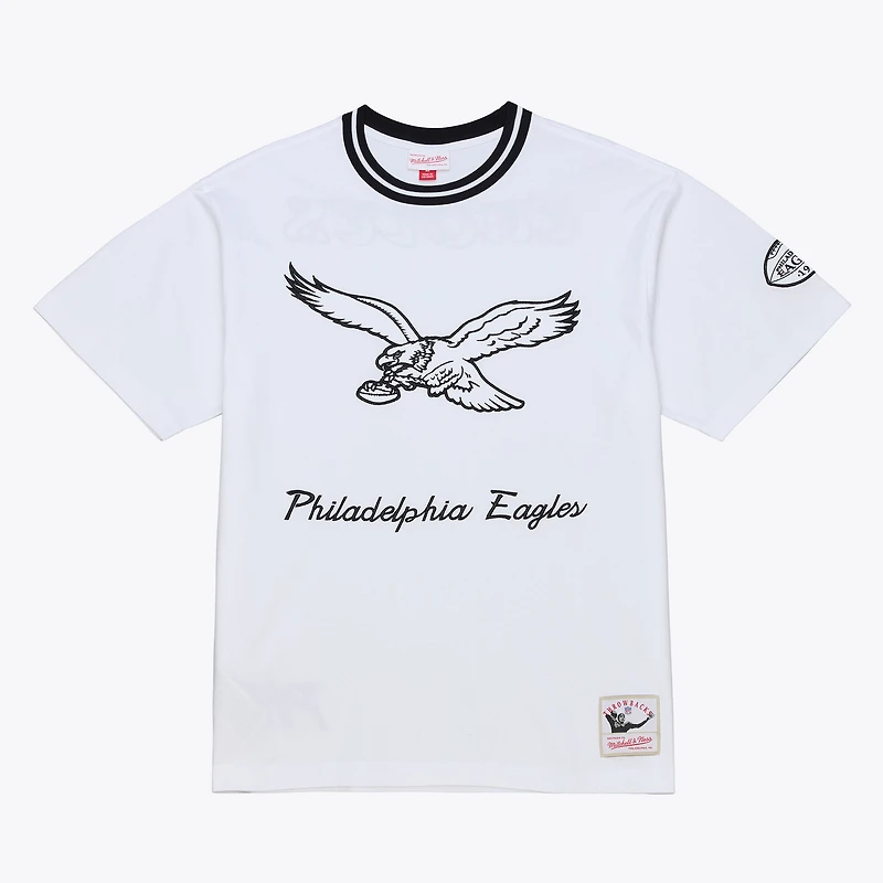 Men's Mitchell & Ness White Philadelphia Eagles Arctic T-Shirt