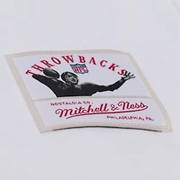 T-shirt monochrome blanc Mitchell & Ness Philadelphia Eagles pour homme