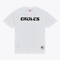Men's Mitchell & Ness White Philadelphia Eagles Monochrome T-Shirt