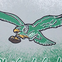 Men's Mitchell & Ness  White Philadelphia Eagles Team Burst Vintage Logo T-Shirt
