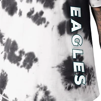 Men's MSX by Michael Strahan Black Philadelphia Eagles Freestyle Tie-Dye T-Shirt
