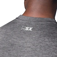 Men's MSX by Michael Strahan Black Philadelphia Eagles Motion Space-Dye T-Shirt