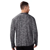 Men's MSX by Michael Strahan Black Philadelphia Eagles Performance Camo Long Sleeve T-Shirt