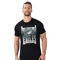 T-shirt noir MSX par Michael Strahan pour homme des Philadelphia Eagles