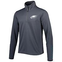 Pull demi-zippé MSX by Michael Strahan pour homme, anthracite