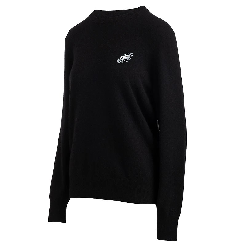 Men's NAADAM Black Philadelphia Eagles Cashmere Sweater