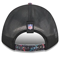 Casquette ajustable 9FORTY NFL Crucial Catch 2025 des Philadelphia Eagles de New Era pour homme, noire