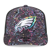 Casquette ajustable 9SEVENTY NFL Crucial Catch 2025 des Philadelphia Eagles de New Era pour homme, noire