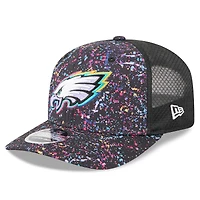 Casquette ajustable 9SEVENTY NFL Crucial Catch 2025 des Philadelphia Eagles de New Era pour homme, noire