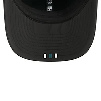 Casquette ajustable noire New Era 9SEVENTY pour homme, modèle Philadelphia Eagles 2025 Sideline
