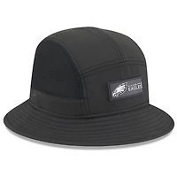 Bob noir New Era pour homme Philadelphia Eagles 2025 Sideline
