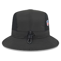 Bob noir New Era pour homme Philadelphia Eagles 2025 Sideline