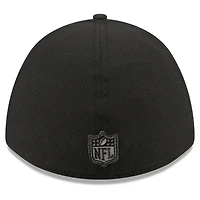 Men's New Era Black Philadelphia Eagles 2026 NFL Training Camp 39THIRTY Flex Hat
