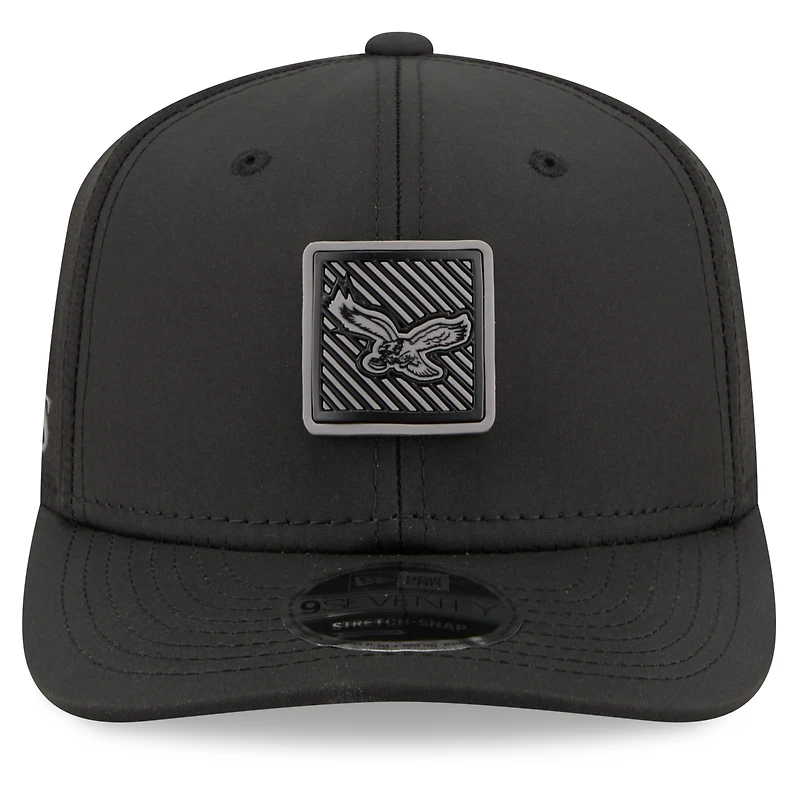 Men's New Era  Black Philadelphia Eagles 2026 NFL Training Camp 9SEVENTY Adjustable Hat