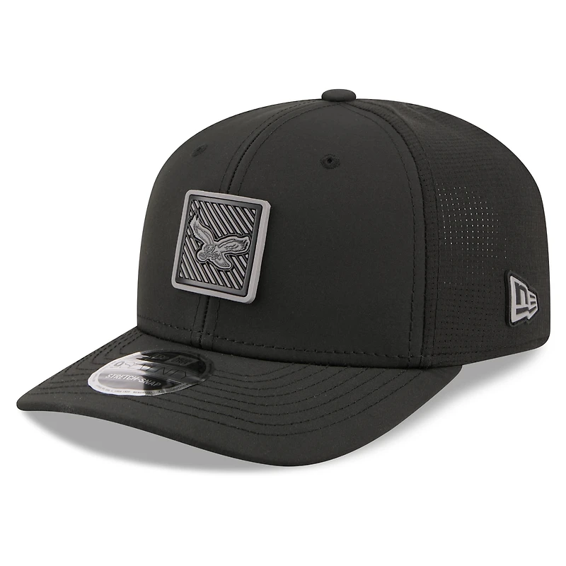 Men's New Era  Black Philadelphia Eagles 2026 NFL Training Camp 9SEVENTY Adjustable Hat