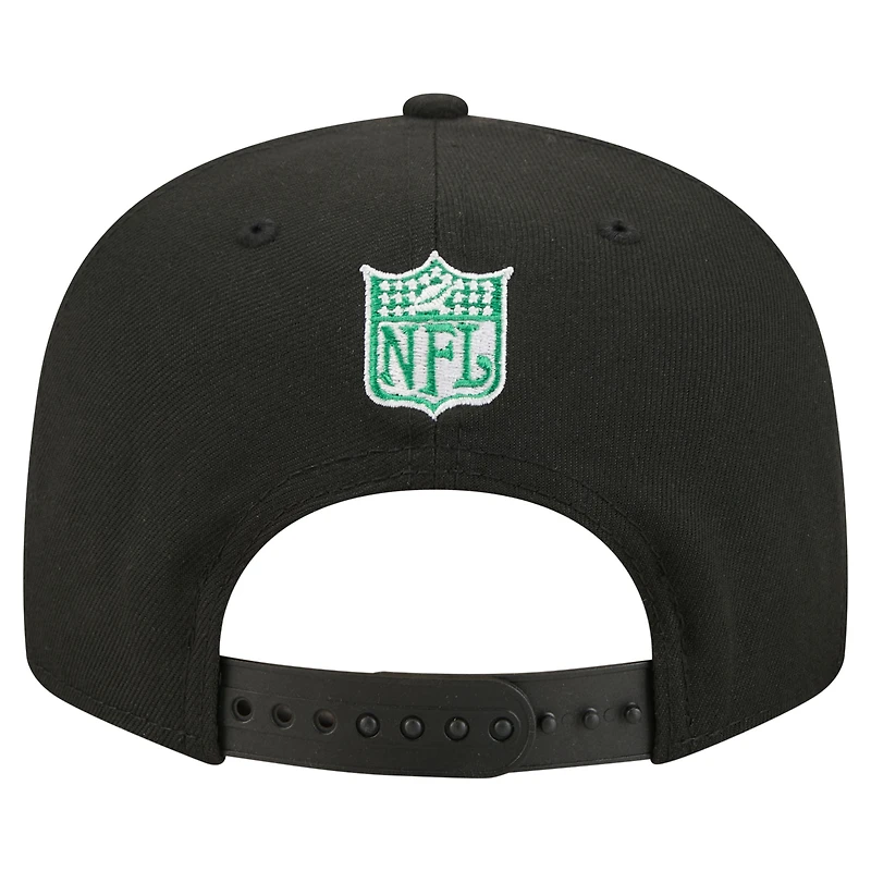 Casquette snapback New Era 9FIFTY noire pour homme