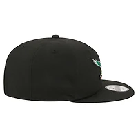 Casquette snapback New Era 9FIFTY noire pour homme