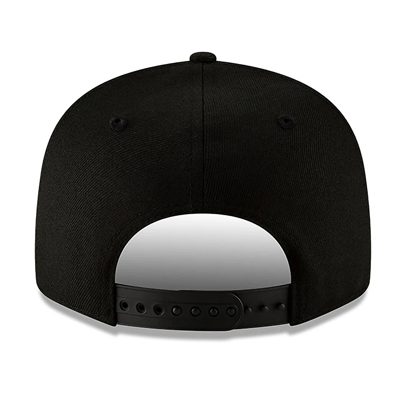 Casquette ajustable 9FIFTY noire sur noire des Eagles de Philadelphie New Era pour homme