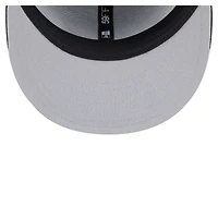 Casquette ajustée New Era 59FIFTY noire Philadelphia Eagles pour homme