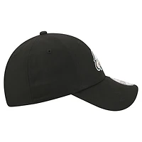Men's New Era  Black Philadelphia Eagles Core Team 9FORTY Adjustable Hat