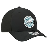 Casquette trucker ajustable New Era noire Philadelphia Eagles 9FORTY M-Crown à motif floral pour homme