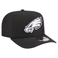Men's New Era  Black Philadelphia Eagles Gore-Tex A-Frame 9FIFTY Adjustable Hat