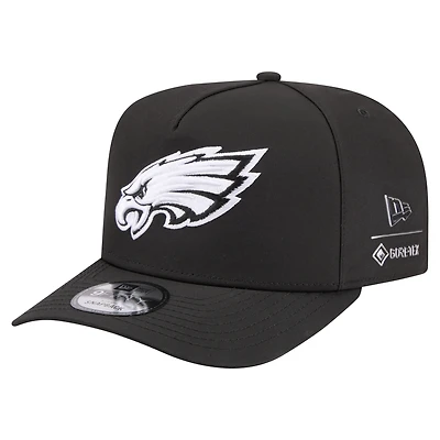 Men's New Era  Black Philadelphia Eagles Gore-Tex A-Frame 9FIFTY Adjustable Hat